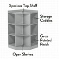 thumbnail image 3 of RiverRidge Kids Corner Playroom 6 Cubby Cabinet with 4 Folding Storage Bins, 3 of 7
