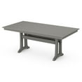 thumbnail image 4 of POLYWOOD Gulf Shores Farmhouse Trestle Dining Set, 6pc, 4 of 9