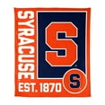thumbnail image 1 of Logo Brands Syracuse Orange 60"x70" Super Plush Blanket, 1 of 6