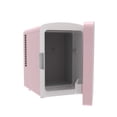 thumbnail image 11 of Frigidaire Skincare Cooler with Lighted Mirror Make-Up Door, Pink, 11 of 12
