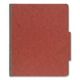 thumbnail image 2 of ACCO Pressboard 25-Pt 4-Section Classification Folders, Earth Red Letter, 10ct., 2 of 5