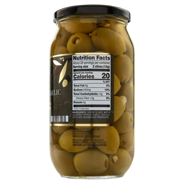 【希少】シャムシェル シャハル 1/6 完成品 Olive Ver Member's Mark Jalapeno and Garlic Stuffed Olives, 20.5 oz