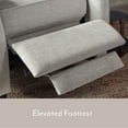 thumbnail image 4 of Drexel Ashland Fabric Hi-Leg Pushback Recliner, 4 of 9