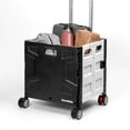 thumbnail image 5 of CleverMade Collapsible Wheeled Crate with Lid - 35L and 75lb Capacity, 5 of 7