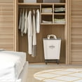thumbnail image 10 of Seville Classics Commercial Heavy-Duty Rolling Laundry Hamper, 18.25" W x 18.25" D x 27.5" H, 10 of 14