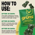 thumbnail image 4 of Gruns Adult Organic Superfood Greens Multivitamin Gummies, 25 ct., 4 of 7