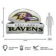 thumbnail image 4 of Logo Brands Baltimore Ravens Pre-Lit 7’x10’ Team Inflatable, 4 of 6