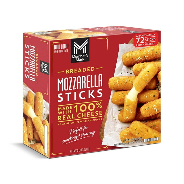 Member's Mark Breaded Mozzarella Sticks, Frozen, 72 - Main Image