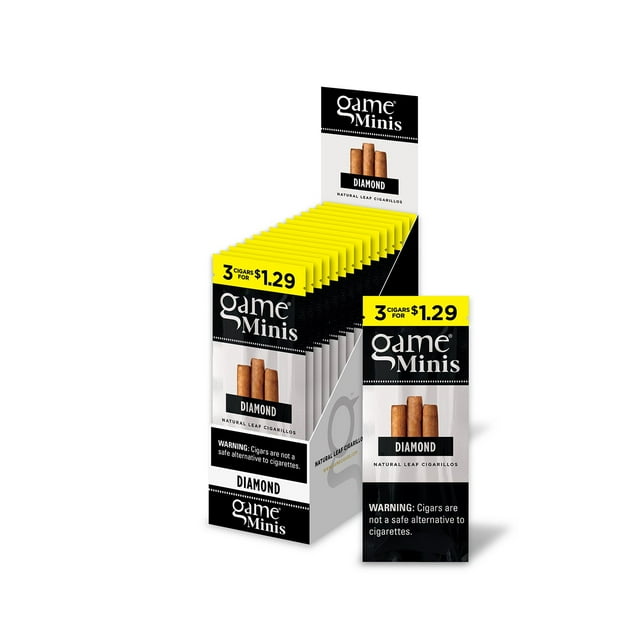 GAME MINI CIGARSILLOS 3-1.29C DIAMOND 15CT