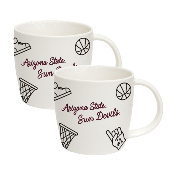 Logo Brands Arizona State Sun Devils 18oz Playmaker Mug Bundle