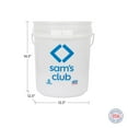 thumbnail image 2 of 5 Gallon Utility Bucket and Lid, White Translucent or Texas Edition, 2 of 10