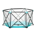 thumbnail image 2 of Regalo 6-Panel My Play Portable Play Yard, Black with Teal Accents, 2 of 4