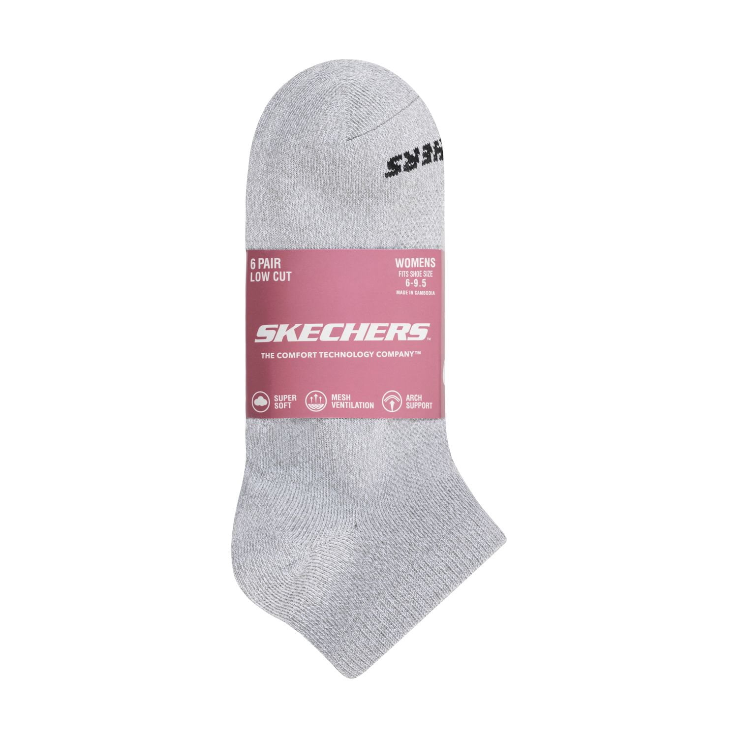 Skechers Women's 6-Pack Super Soft Low-Cut Sock - Samsclub.com