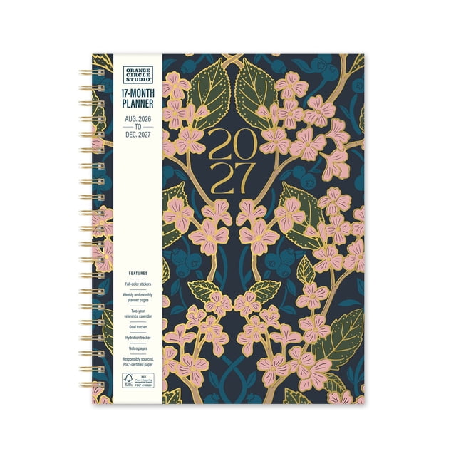 2027 Age of Romance XL Spiral Planner by Orange Circle