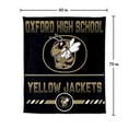 thumbnail image 7 of Logo Brands Oxford High School 60"x70" Super Plush Blanket, 7 of 7