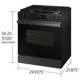 thumbnail image 3 of Samsung Bespoke 6.0 cu. ft. Slide-In Gas Range, 3 of 9