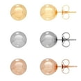 thumbnail image 1 of 7MM Stud Earring in 14K Gold, 1 of 7