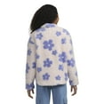 thumbnail image 2 of Hurley Girls Sherpa Printed Quarter-Zip Jacket, 2 of 7