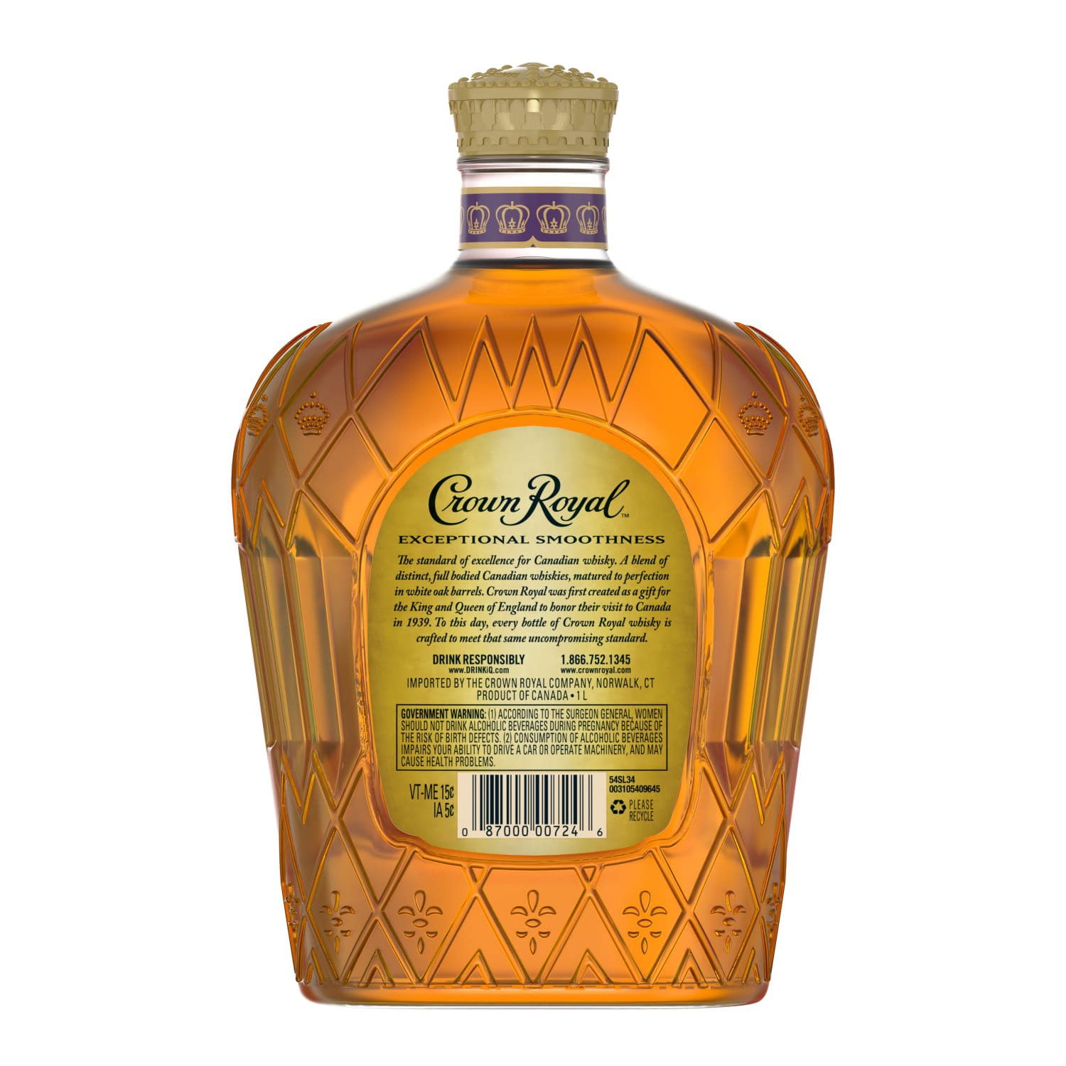 Crown Royal Fine Deluxe Blended Canadian Whisky (1L) - Samsclub.com