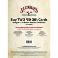 thumbnail image 3 of Saltgrass Steakhouse $120 Gift Card Multi-Pack, 2 x $50 + $20 Bonus, 3 of 3