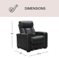 thumbnail image 4 of Larson Power Reclining Home Theater Chair With Tray, 4 of 8