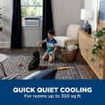 thumbnail image 3 of GE 8,000 BTU Smart Electronic Window Air Conditioner for Medium Rooms with Remote, Energy Star, 3 of 10