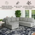 thumbnail image 2 of Rory Fabric 6-Piece Modular Sectional, Assorted Colors, 2 of 18