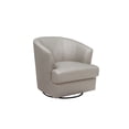 thumbnail image 4 of Belfield 100% Top Grain Leather Swivel Accent Chair, 4 of 8