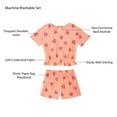thumbnail image 4 of Member's Mark Toddler Girls 2-Piece Crinkle Knit Playwear Set, 4 of 7