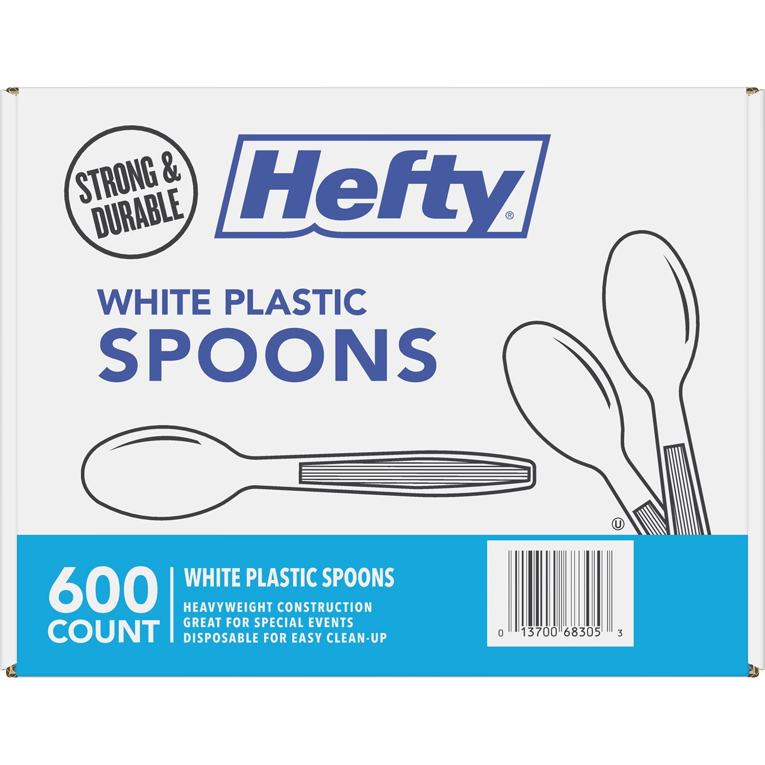 Hefty White Plastic Spoons, 600 ct. - Samsclub.com