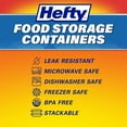 thumbnail image 5 of Hefty Food Storage Containers Two Compartment with Lids 32 fl. oz., 50 pcs, 5 of 6