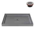 thumbnail image 1 of Streamline 48 in. x 36 in. Alcove Acrylic Shower Base With Center Drain, Drain Included Assorted Colors, 1 of 14