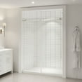 thumbnail image 2 of OVE Decors Selby 55-1/2 - 60"W x 74"H Frameless Sliding Shower Door with Clear Glass, 2 of 9