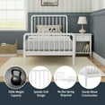 thumbnail image 4 of HH2Home Alva Youth Wood Platform Spindle Bed, 4 of 16