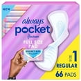 thumbnail image 1 of Always Pocket FlexFoam Regular Pads with Wings, 66 ct., 1 of 10