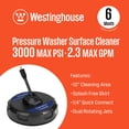 thumbnail image 2 of Westinghouse 12 in. 3000 PSI Pressure Washer Surface Cleaner, 2 of 7
