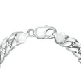 thumbnail image 3 of Italian Sterling Silver Polished Cuban Chain Bracelet, 3 of 3