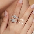 thumbnail image 9 of Lab Created Oval Cut Diamond Ring, 9 of 9