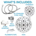 thumbnail image 6 of Oxygenics Drench 55-Setting Combo Shower Head Kit, Various Finishes, 6 of 15