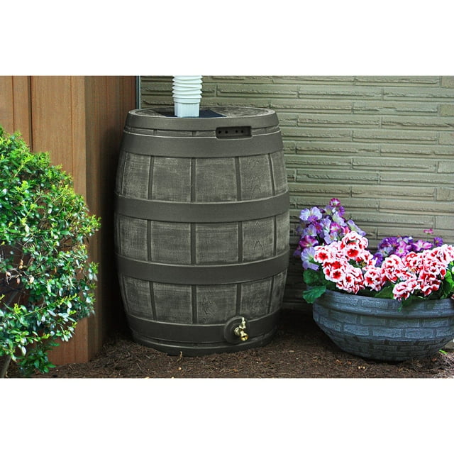50-Gallon Rain Vault Barrel, Assorted Colors