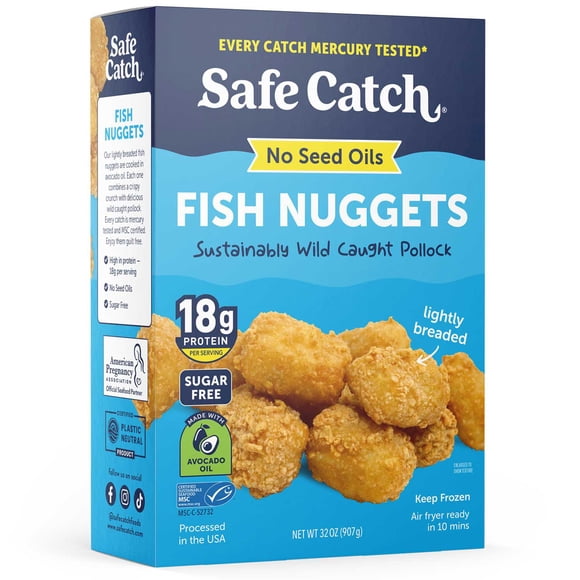 Safe Catch Breaded Fish Nuggets, Frozen, 2 lbs.