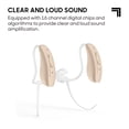 thumbnail image 4 of Sharper Image OTC Rechargeable Bluetooth Enabled Hearing Aids, 4 of 6
