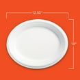 thumbnail image 2 of Hefty Supreme Foam Oval Platters, 12.5" x 10", 100 ct., 2 of 5