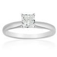 thumbnail image 1 of 1.00 CT. T.W. Princess Cut Solitaire Diamond Ring in 18K Gold, 1 of 6
