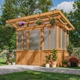 thumbnail image 1 of Backyard Discovery 9' x 6' Modern Cedar Greenhouse, 1 of 16