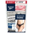 thumbnail image 2 of Reebok Women's 5-Pack Seamless Thong, 2 of 4