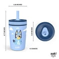 thumbnail image 7 of Zak Designs 12-oz. Stainless Steel Double-Wall Tumbler for Kids with Straw, 2-Piece Set, 7 of 7