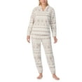 thumbnail image 1 of Cuddl Duds Women's 2-Piece Pullover and Jogger Pajama Set, 1 of 7