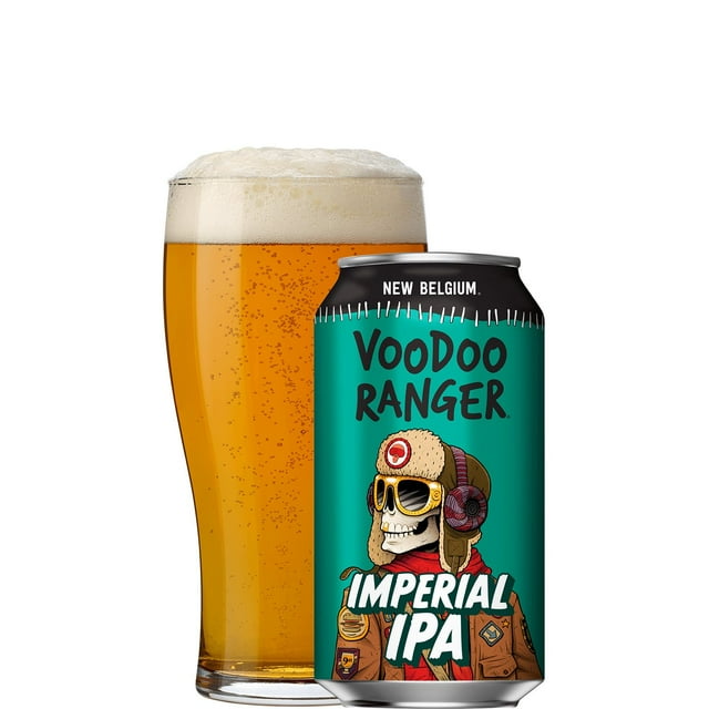 New Belgium Voodoo Ranger Imperial IPA Ale Beer, 12 fl. oz. can, 24 pk.