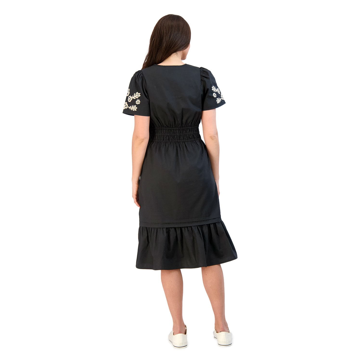 french connection women's embroidered dress French Connection Alissa Embroidered Mini Shirt Dress